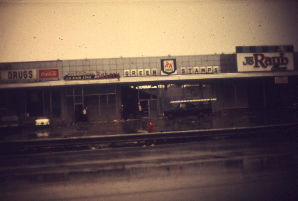 Edwardville, Pa - Narrows Shopping Center POST Hurricane Agnes Flood